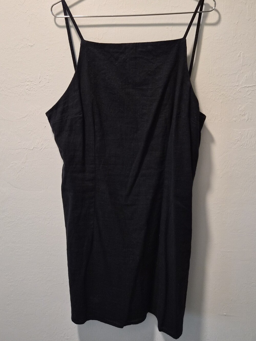 Abercrombie & Fitch Black Slip Dress with Spaghetti Straps